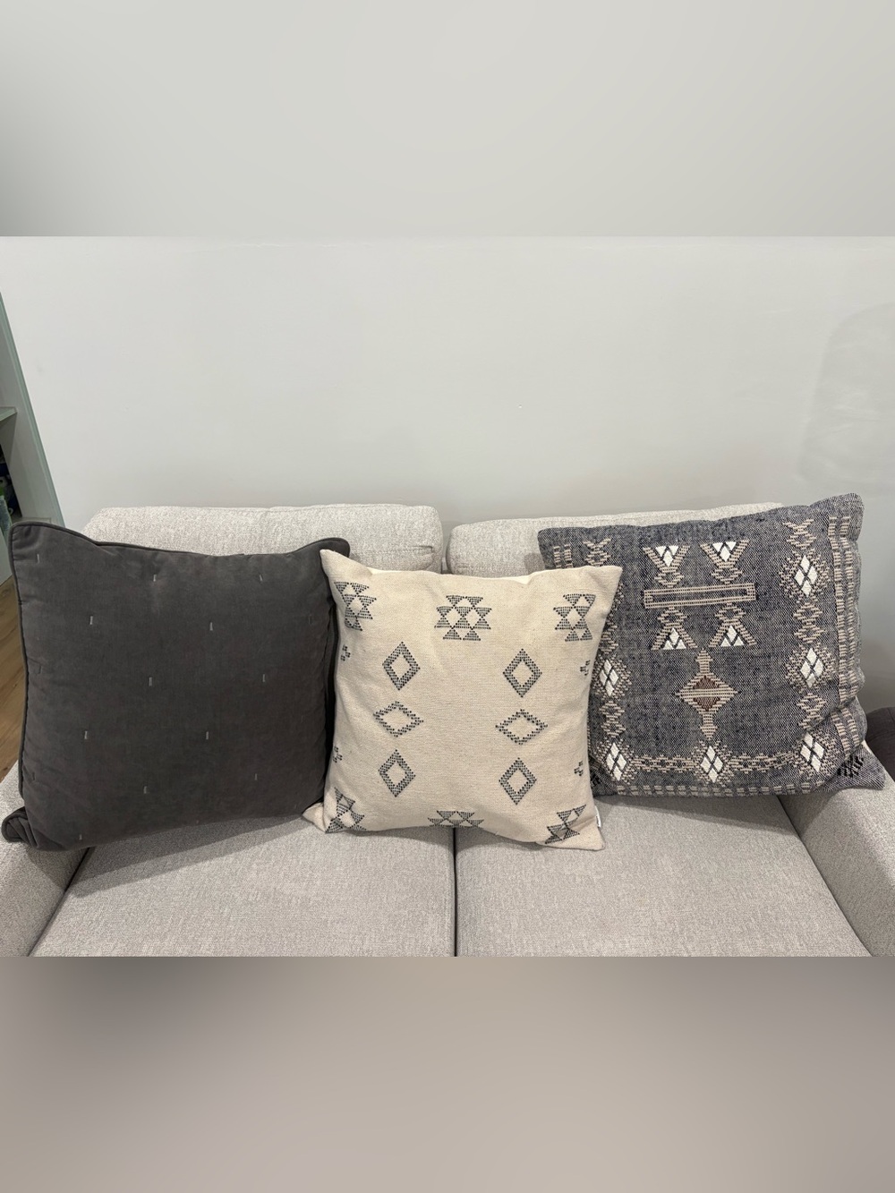 Urban Barn & West Elm throw pillow - neutral tones